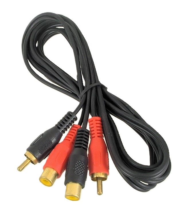 Rallonge pour câble audio RCA stéréo - 6 pieds