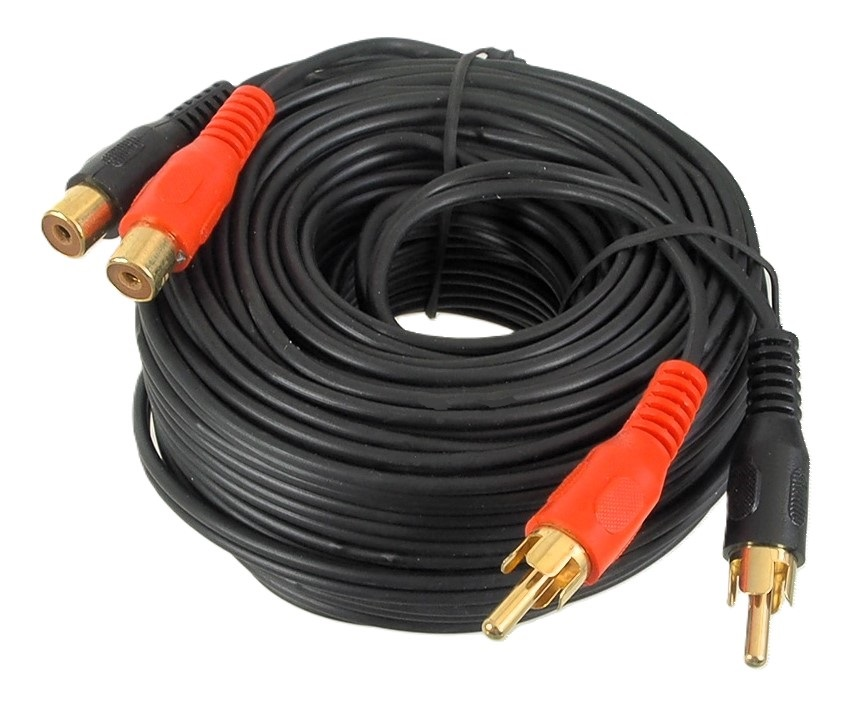 Rallonge pour câble audio RCA stéréo - 50 pieds