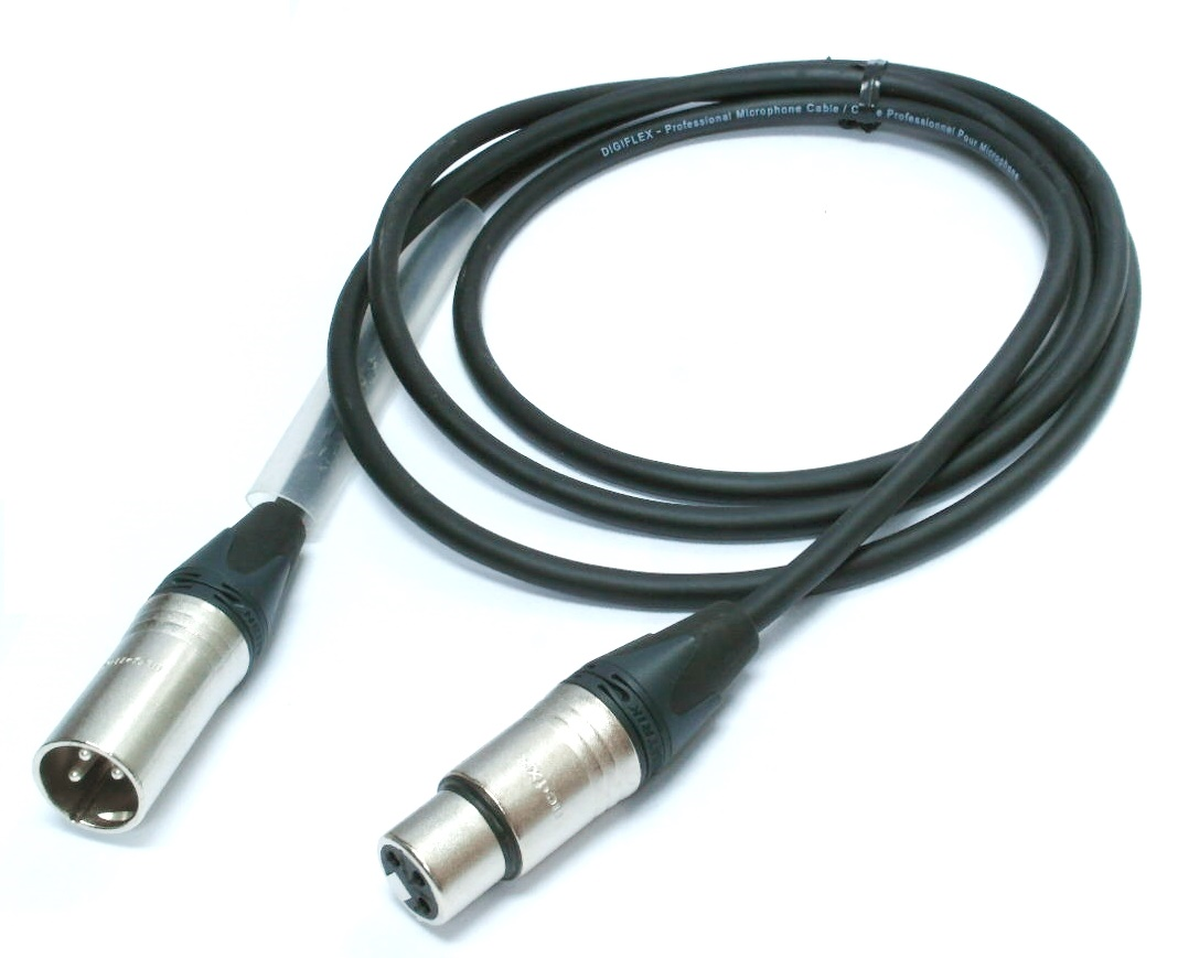 Câble Digiflex XLR male à XLR femelle - 6 pieds