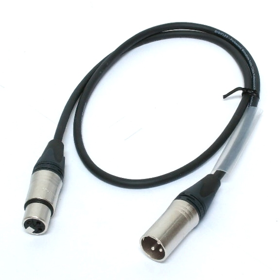 Câble Digiflex XLR mâle à XLR femelle - 3 pieds
