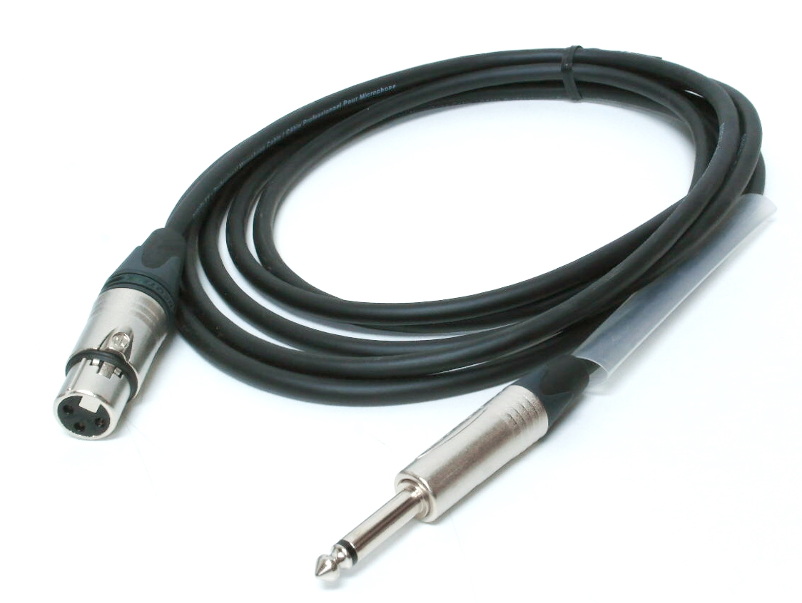 Câble audio Digiflex 6.3 mm à XLR femelle - 10'