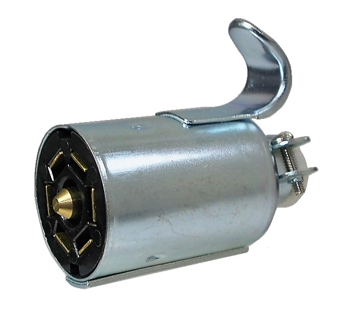 Connecteur mâle à 7 contacts plats pour remorque