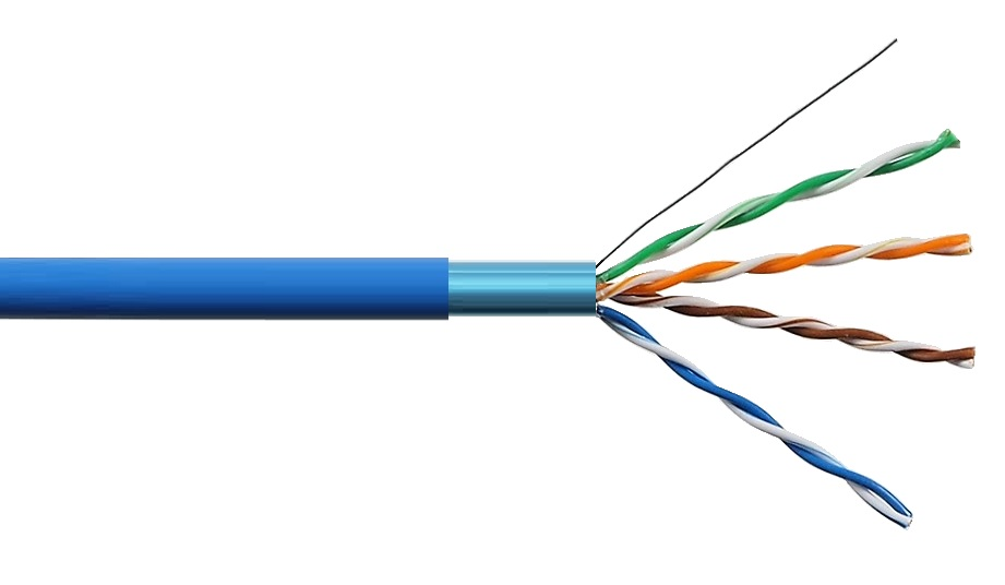 Câble réseau solide blindé - CAT-5E