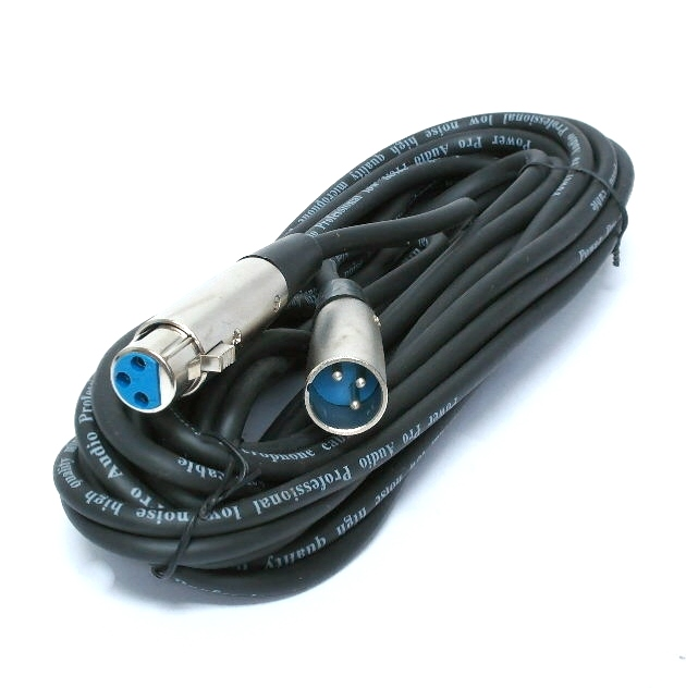 Câble audio XLR mâle à XLR femelle - 25'