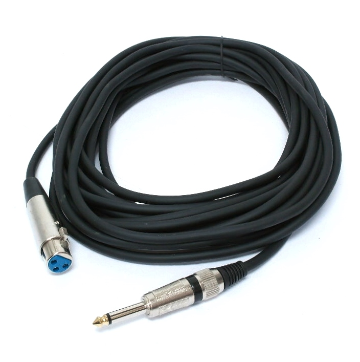 Câble audio avec fiche 6.3 mm à XLR - 30 pieds